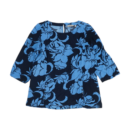 Blue Print Blouse