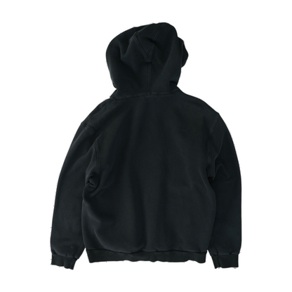 Black Solid Hoodie Pullover