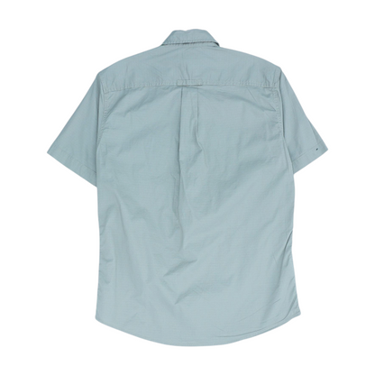 Gray Solid Outdoor Button Down