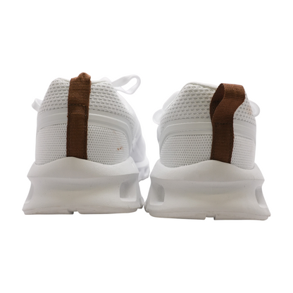White Low-Top Athletic Shoes
