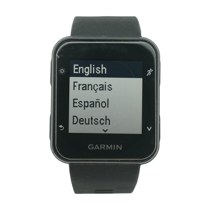 23mm Forerunner 35 Black Smartwatch Black Band S/M