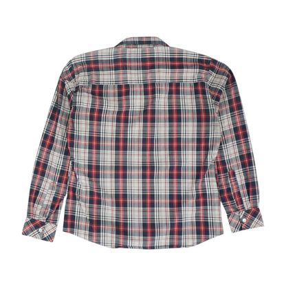 Multi Plaid Long Sleeve Button Down