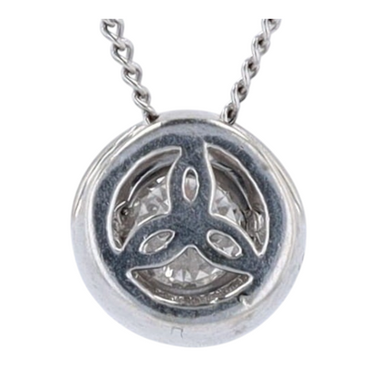1/5 ctw 10K White Gold Moissanite Pendant Necklace
