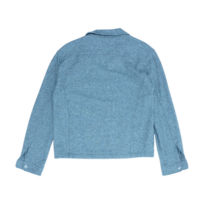 Gray Cashmere Chest Pocket Outershirt
