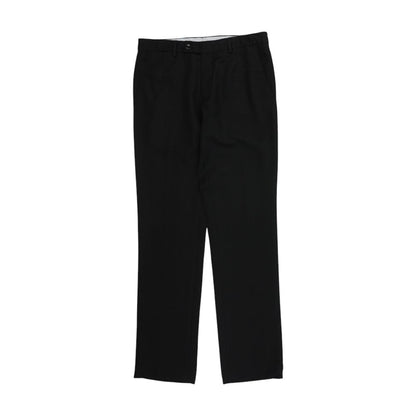 Black Solid Dress Pants