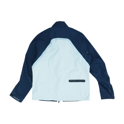 Navy Solid Rain Jacket