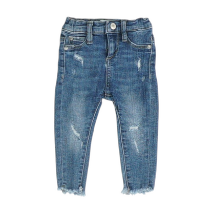 Blue Solid Jeans