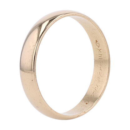 14K Yellow Gold Band