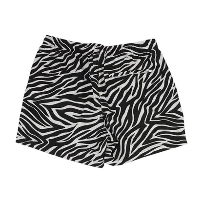 Blue Embroidery Detail Active Shorts