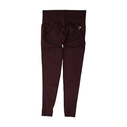 Burgundy Active Leggings