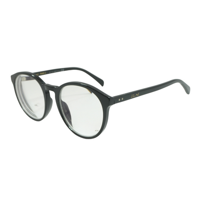 Black Round Prescription Eyewear
