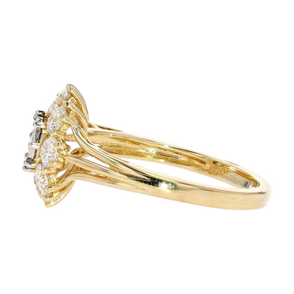 1 ctw 10K Yellow Gold Lab Grown Diamond Fashion Ring
