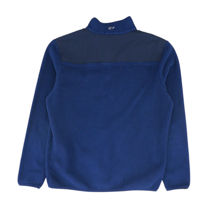 Navy Solid 1/4 Zip Pullover