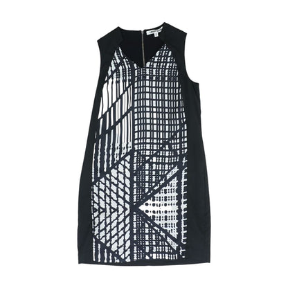 Black Ikat Mini Dress