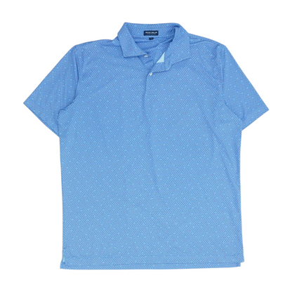 Blue Print Short Sleeve Polo
