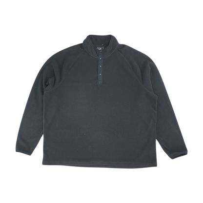 Black Tall Solid 1/4 Zip Pullover