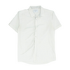 Tan Solid Short Sleeve Button Down