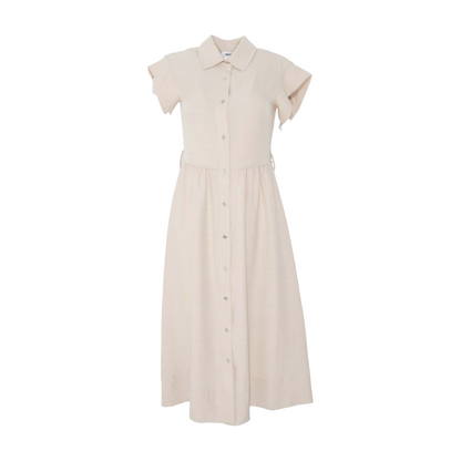 Beige Midi Dress