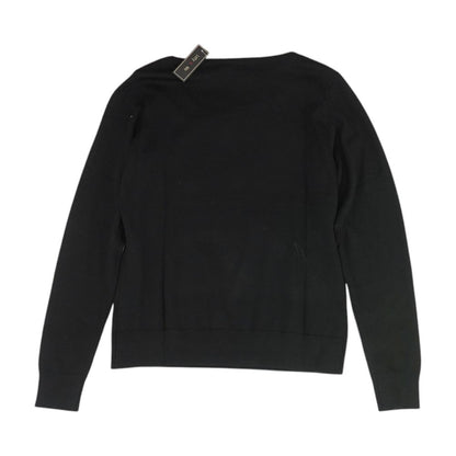 Black V-Neck Sweater