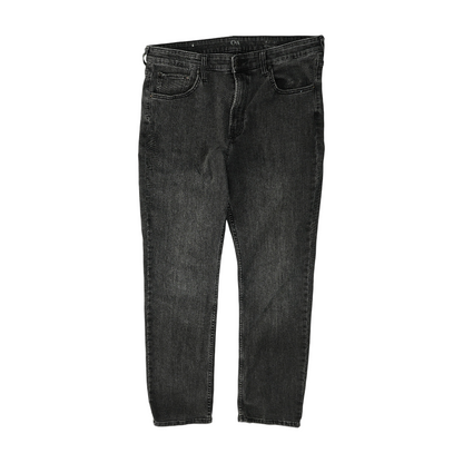 Gray Straight Jeans