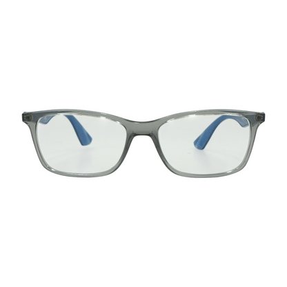Gray RB 7047 Rectangle Prescription Eyewear