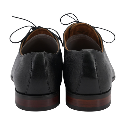 Black Lace-Up Dress Shoes