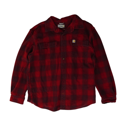 Red Plaid Flannel Button Down