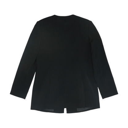 Black Solid Blazer