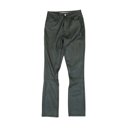 Black Solid Pants