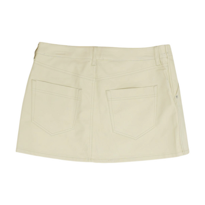 Beige Mini Skirt