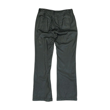 Black Solid Five Pocket Pants