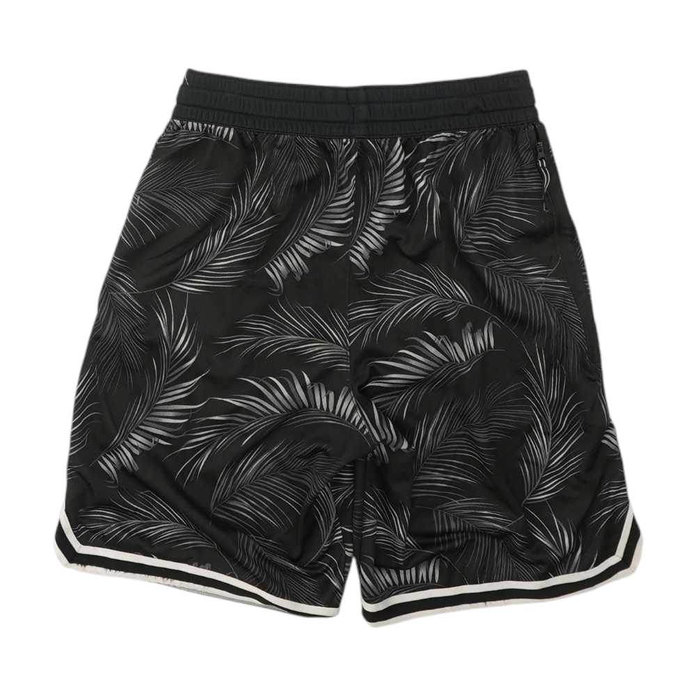 Black Tropical Active Shorts