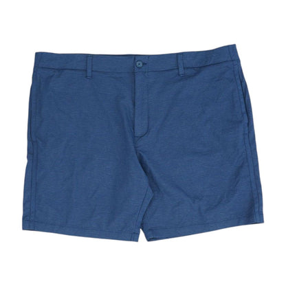 Blue Striped Chino Shorts