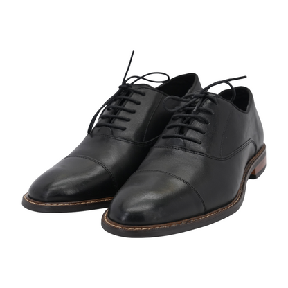 Black Lace-Up Dress Shoes