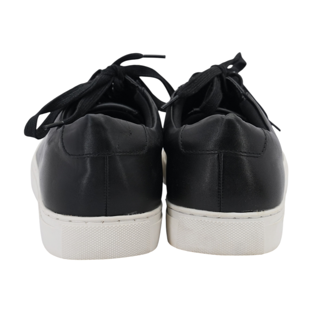Black Lace-Up Casual Shoes