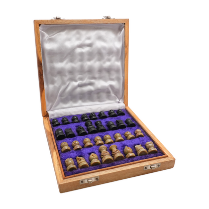 Carved Soapstone Chess Set