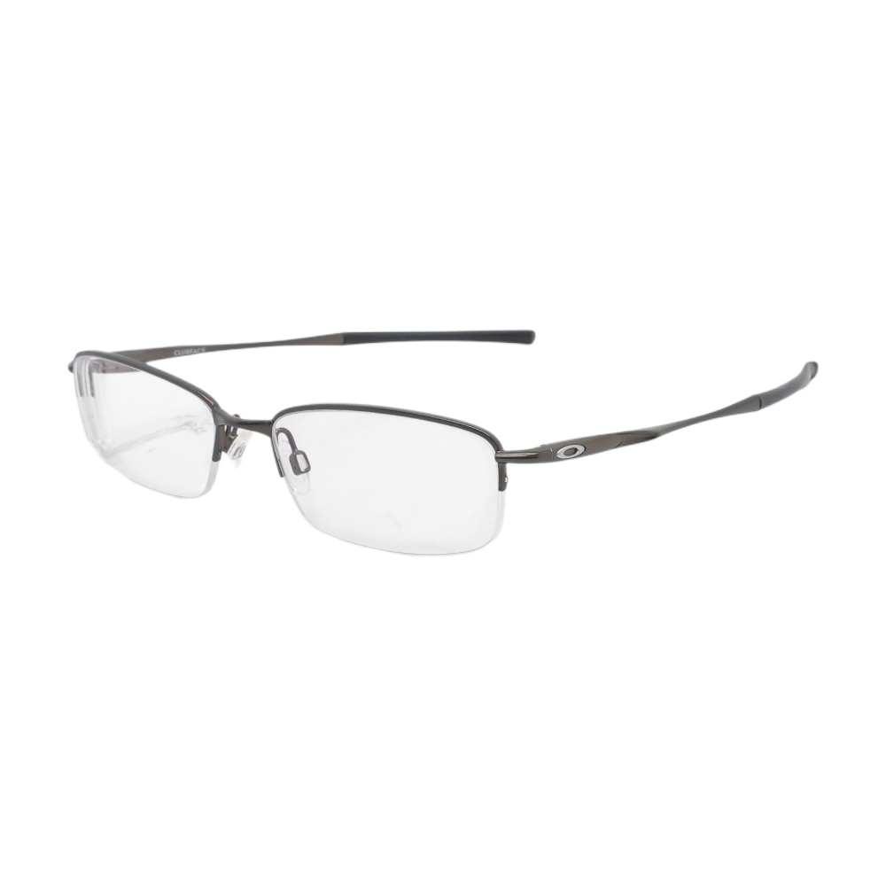 Gunmetal Clubface Browline Prescription Eyewear
