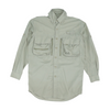 Tan Solid Outdoor Button Down