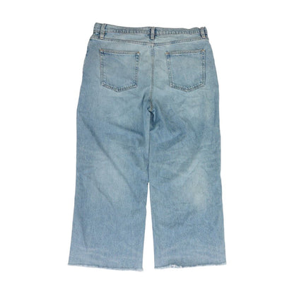 Blue High Rise Relaxed Jeans