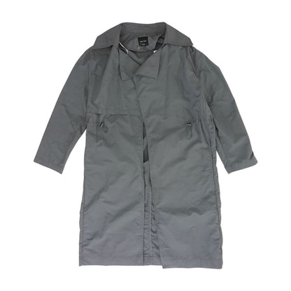 Gray Solid Lightweight Coat