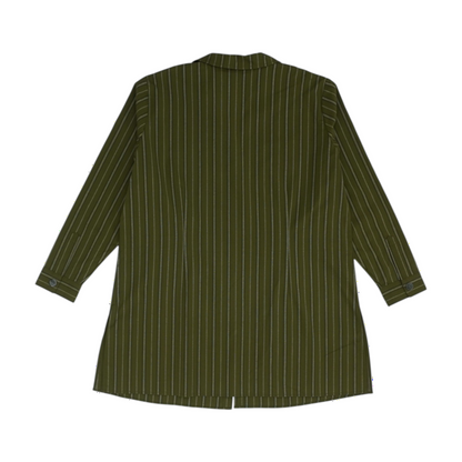 Green Plus Striped Mini Dress