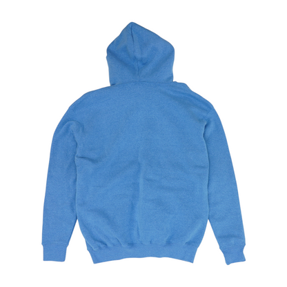 Blue Graphic Hoodie Pullover
