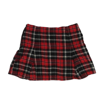 Red Plaid Skort