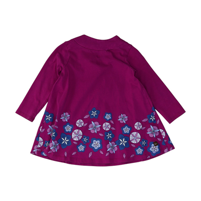 Magenta Floral Dress