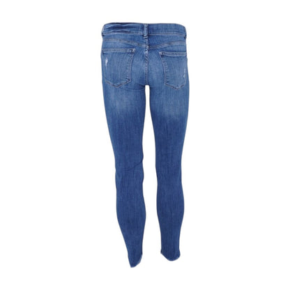 Blue Maternity Low Rise Slim Leg Jeans