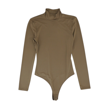 Brown Bodysuit Blouse