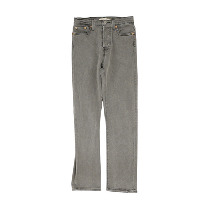 Gray Straight Jeans