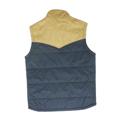 Navy Color Block Vest