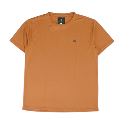 Orange Solid Active T-Shirt
