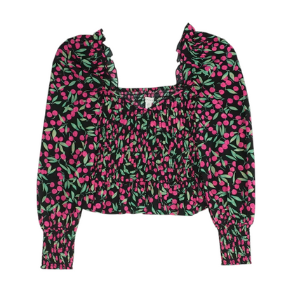 Black Print Blouse